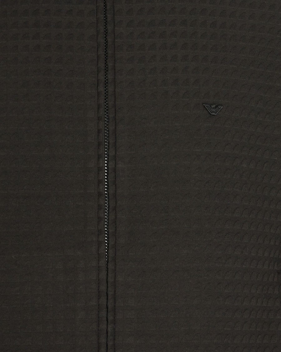 Emporio Armani Zip-Up Sweatshirt - Black