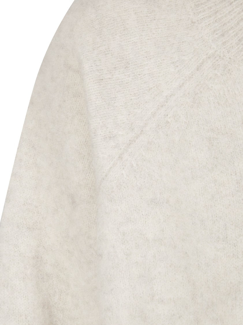 P.A.R.O.S.H. Relaxed-Fit Sweater With Wide Round Collar