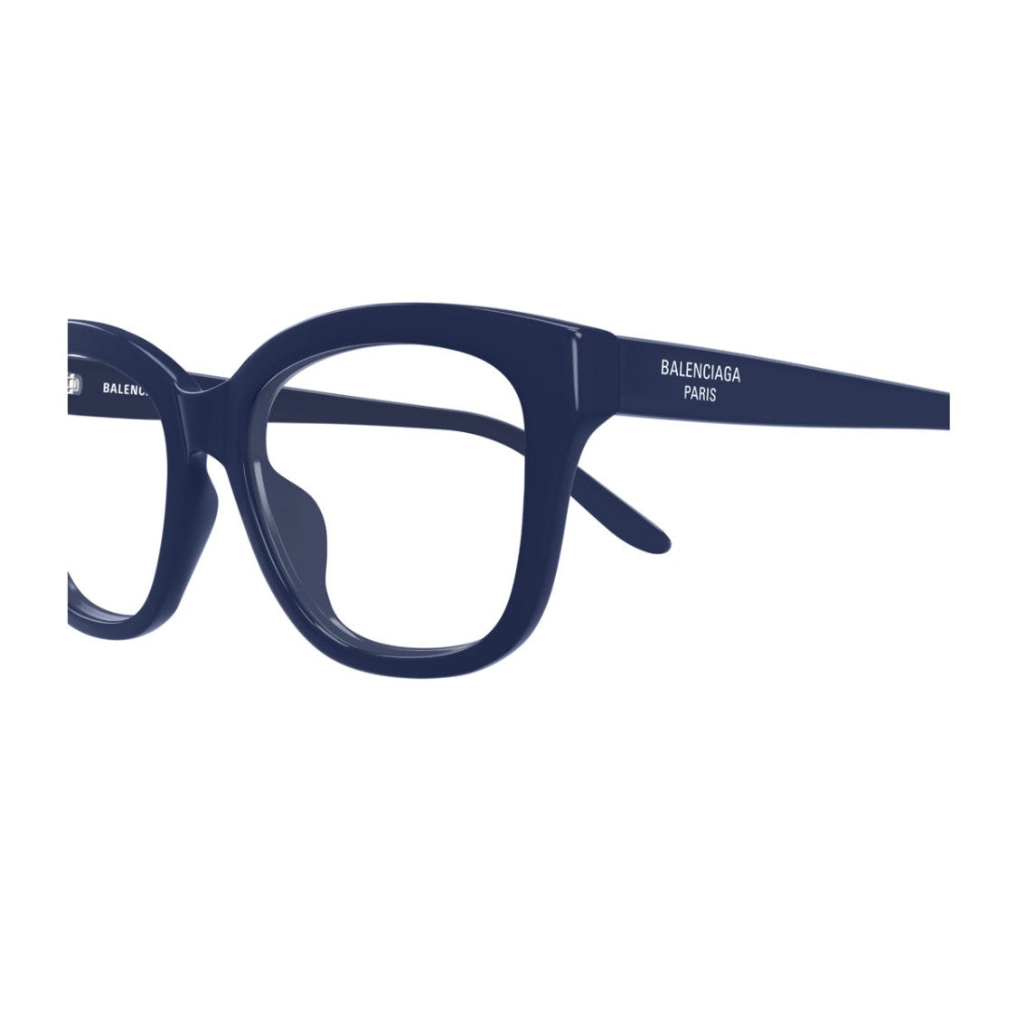Balenciaga Everyday Geometric Blue Recycled Acetate Eyeglasses