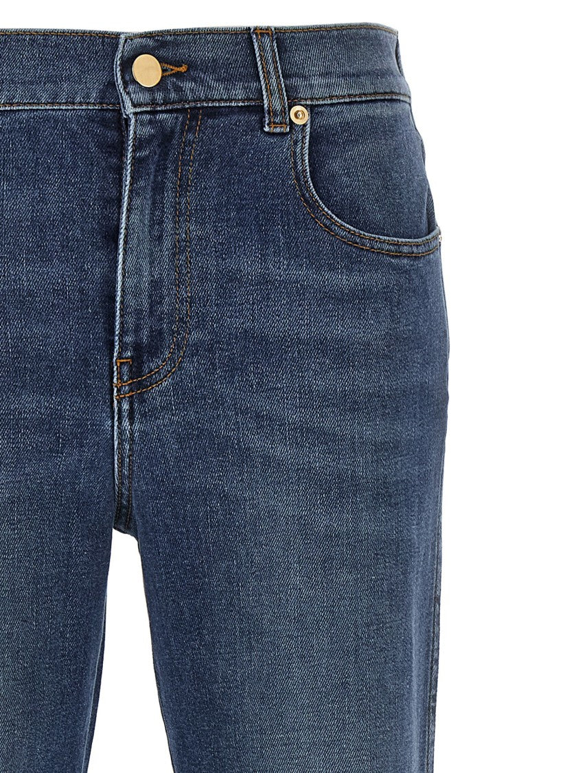 Fabiana Filippi Knitted Pocket Jeans