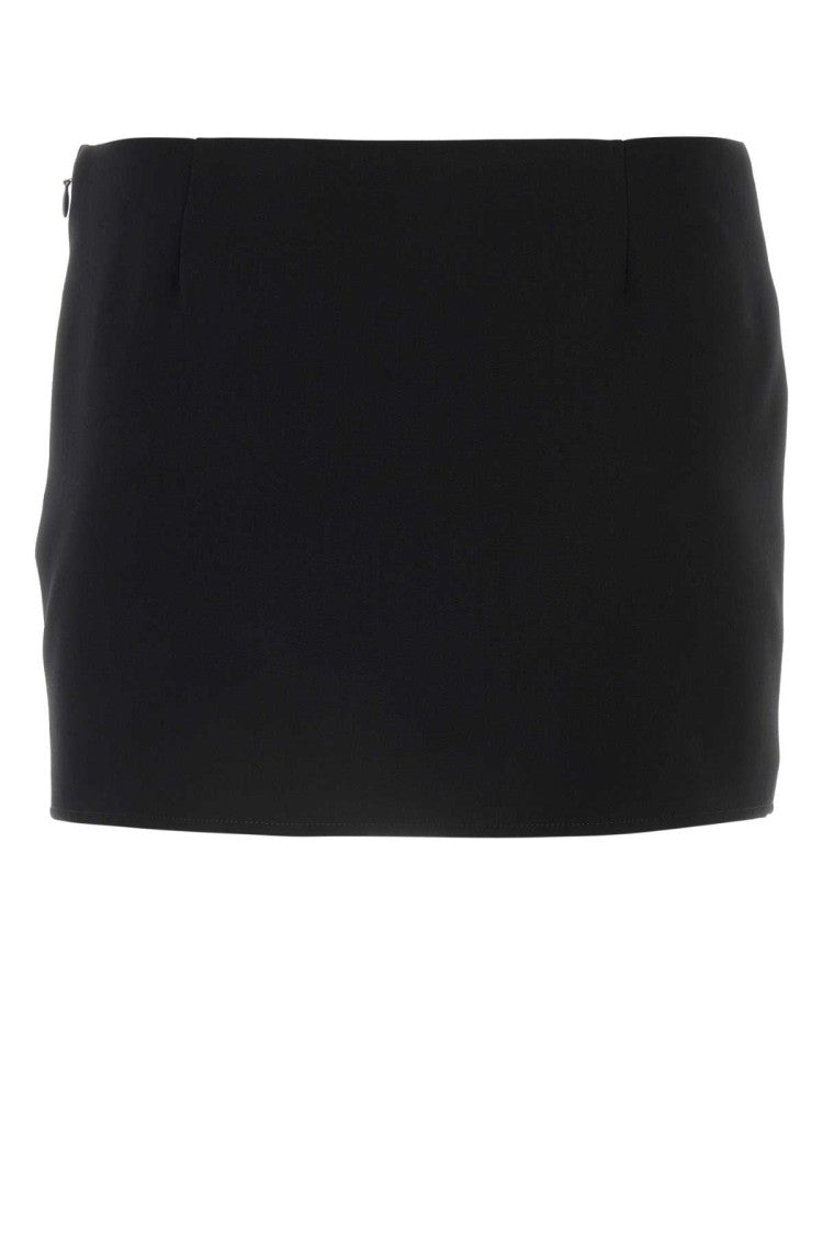 Givenchy Black Grain De Poudre Mii Skirt