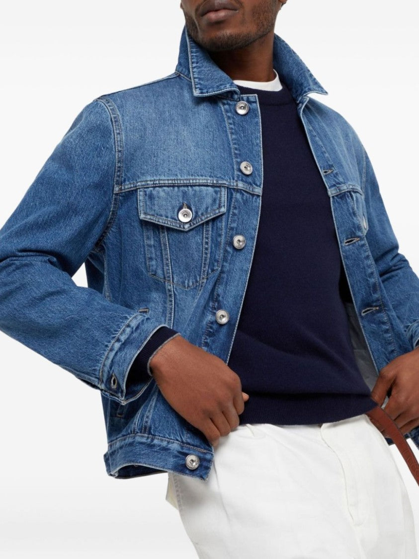 Brunello Cucinelli Fitted Round Neck Sweater