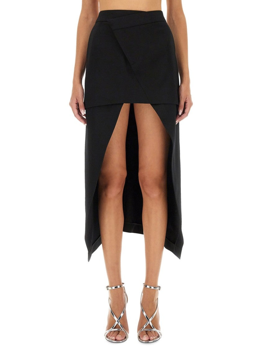 Alexander Mcqueen Asymmetrical Skirt