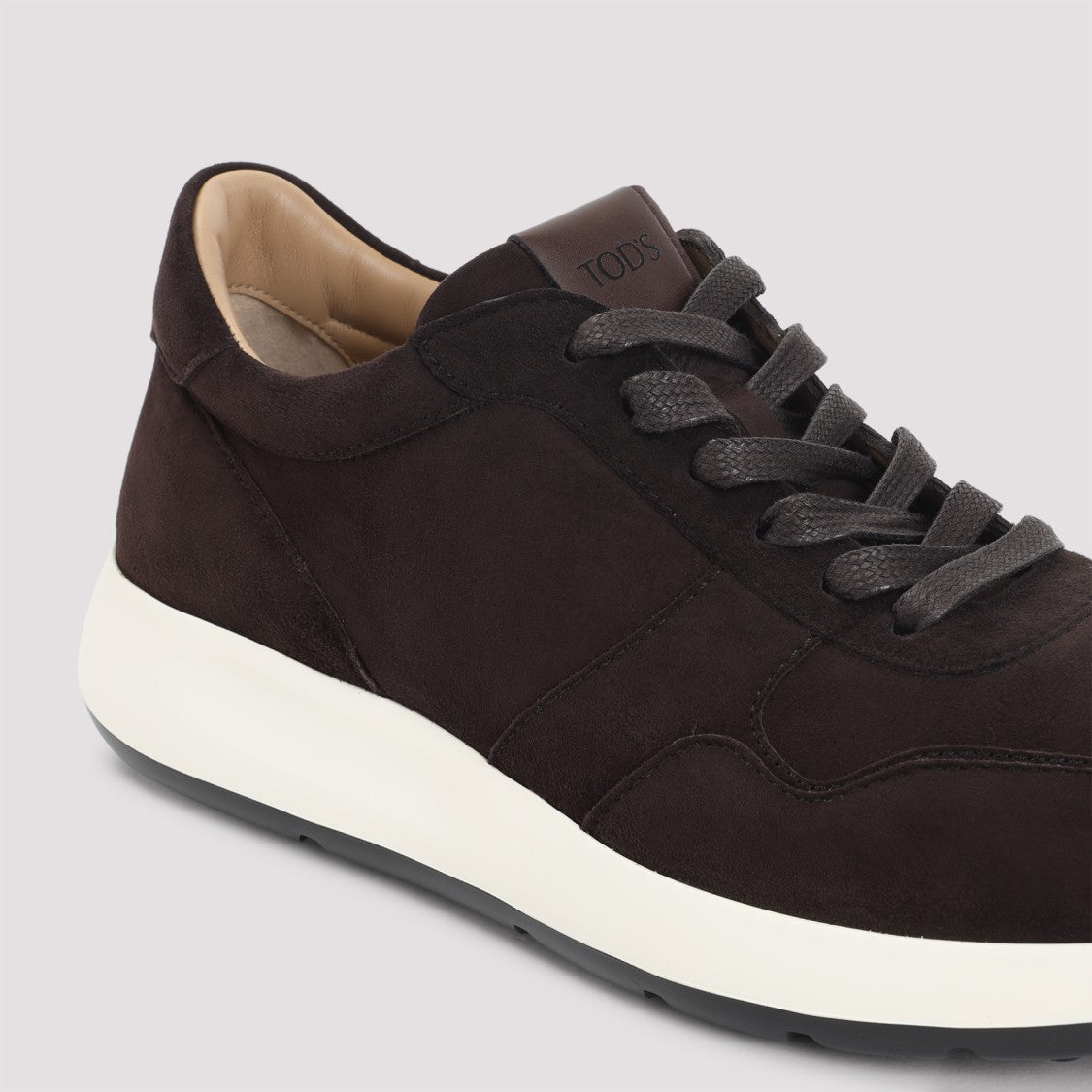 Tod's Brown Suede Leather Sneakers