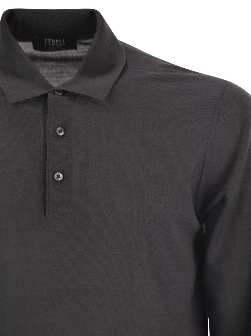 Fedeli Virgin Wool Polo Shirt