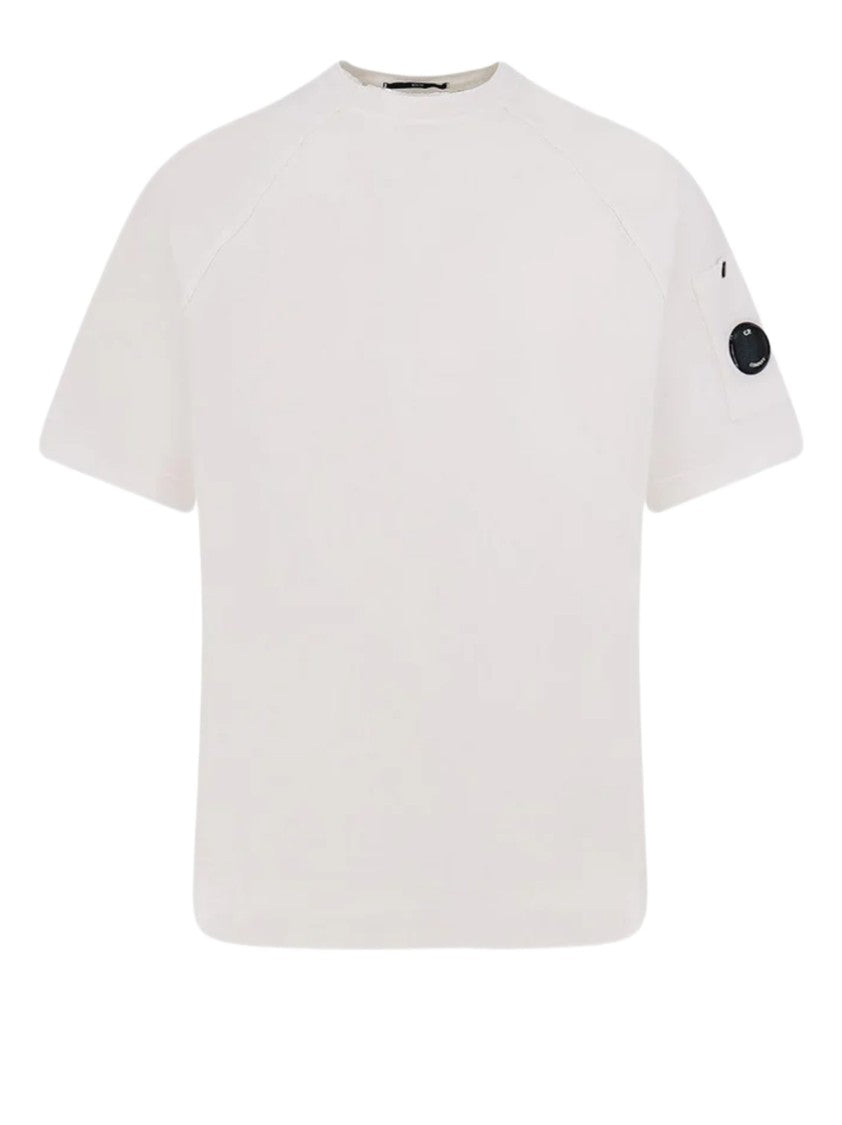 C.P. Company Short-Sleeve Cotton Sweatshirt With Iconic Lens Detail