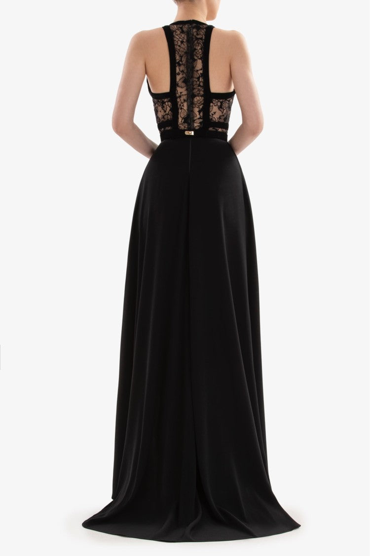 Saiid Kobeisy Black Lace Dress