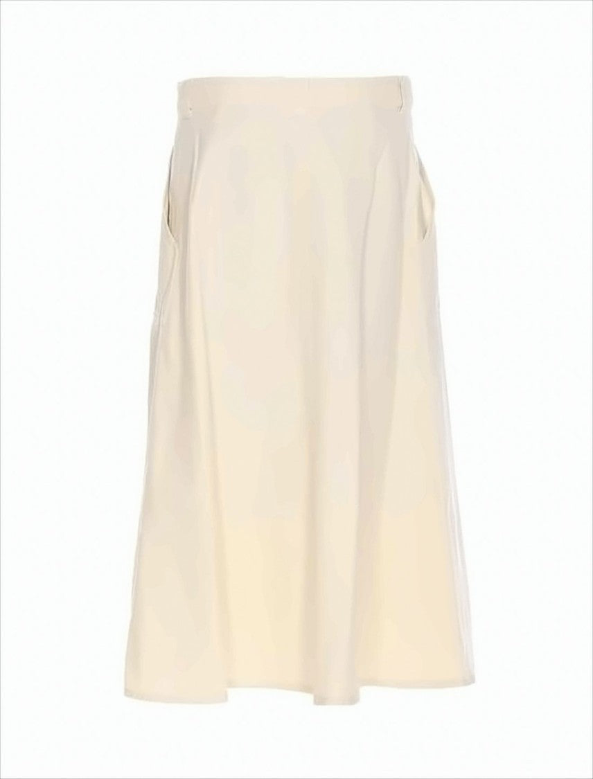 A.P.C. High-Waisted Midi Skirt With Button Closure