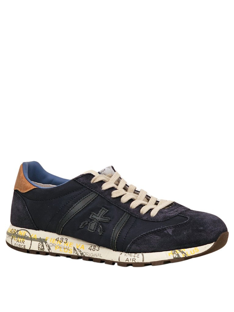 Premiata Hybrid Blue Sneakers