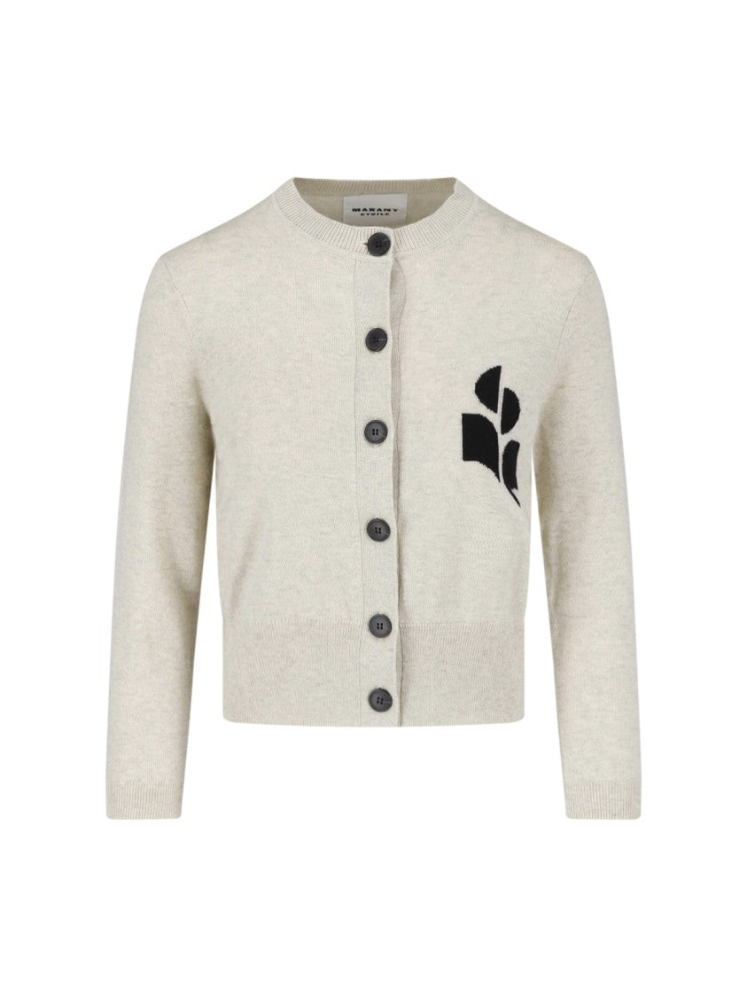 Isabel Marant Étoile Cropped Sweater With Button-Down Front
