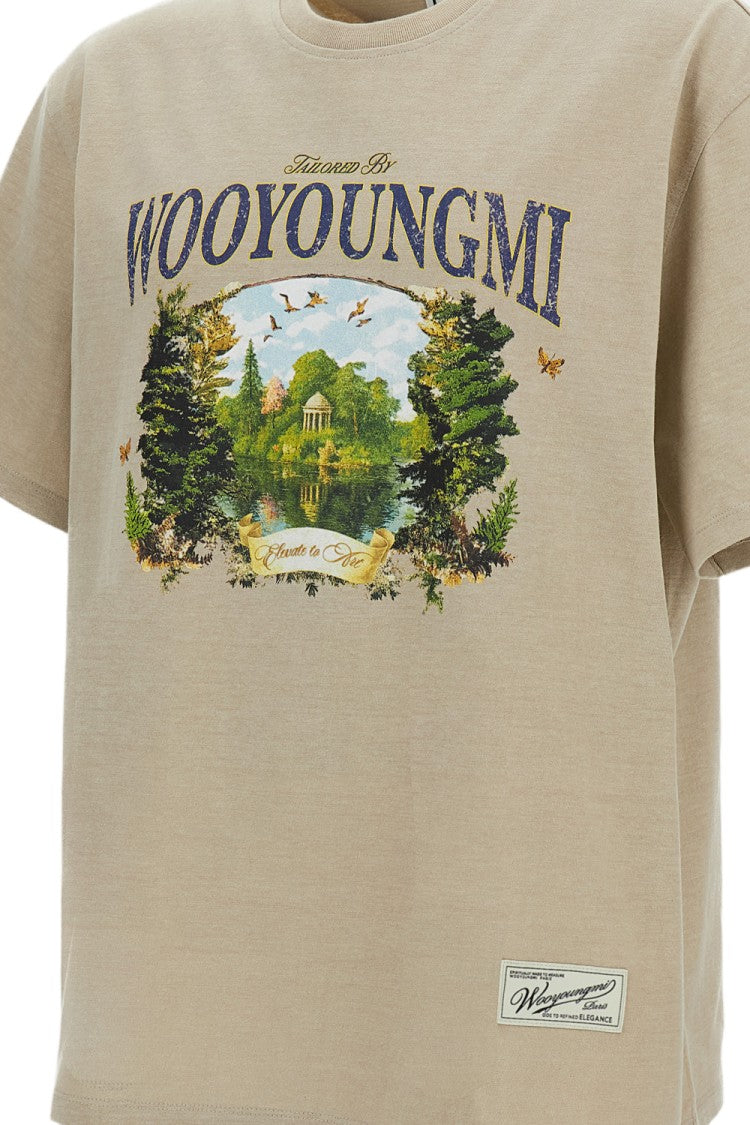 Wooyoungmi Short-Sleeve T-Shirt With A Print