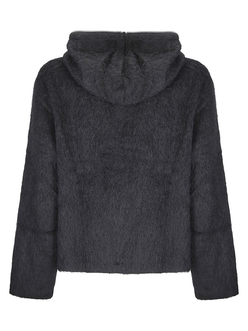 Our Legacy Soft Fabric Hoodie With Double Zip Fastening