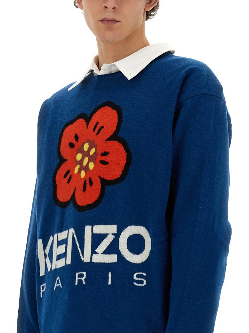Kenzo Jersey With Embroidery Boke Flower