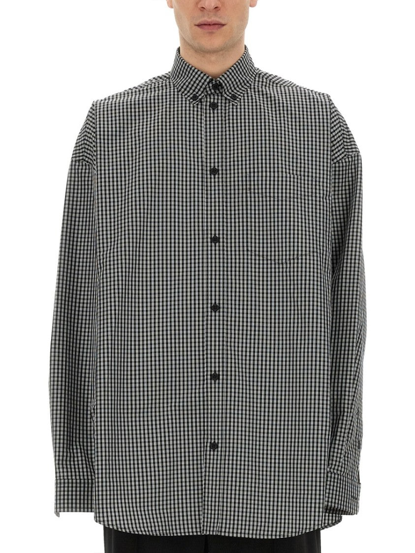 Balenciaga Relaxed Fit Casual Shirt With Classic Collar
