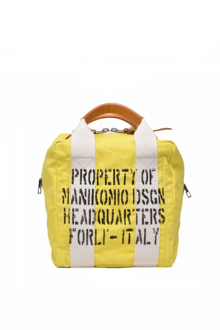 Manikomio Dsgn Canvas Shopper - Yellow