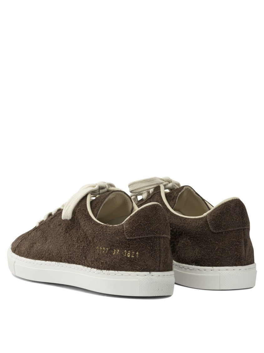 Common Projects Low-Top Dark Brown Suede Sneakers