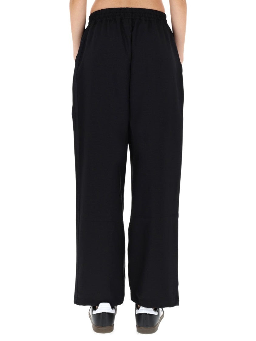 Y-3 Relaxed Wide-Leg Jogging Pants With Adjustable Waistband