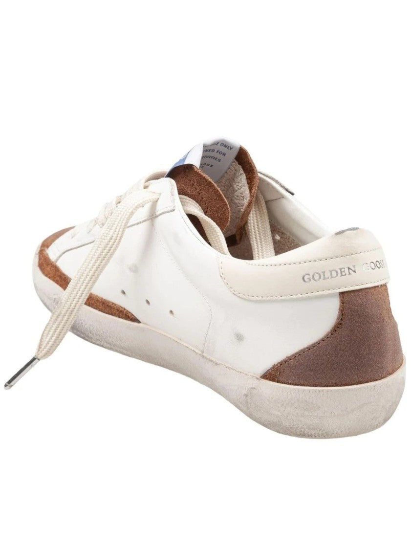 Golden Goose Leather Super Star Vintage Low-Top Sneakers