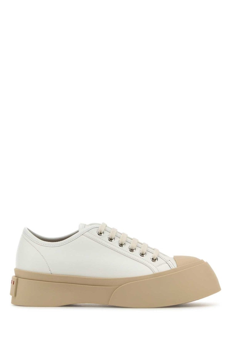 Marni White Leather Pablo Sneakers