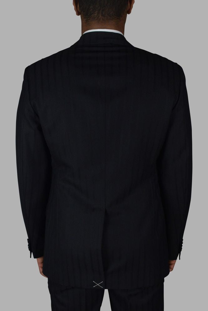 Dolce & Gabbana Herringbone-Patterned Two-Piece Suit With Tailored Details