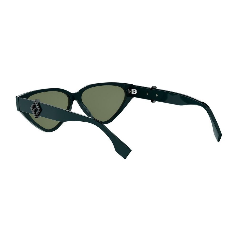 Fendi Ff Diamonds Triangular Cat-Eye Acetate Sunglasses