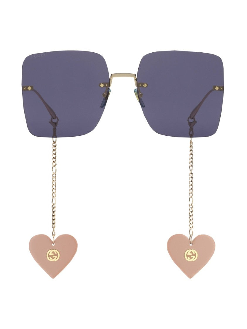 Gucci Bold Black Oversized Square Sunglasses