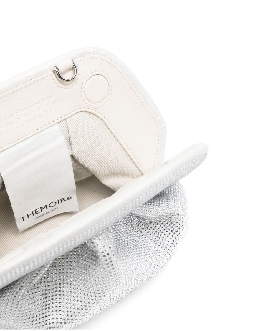 Themoirè Gea Strass Silver Bag