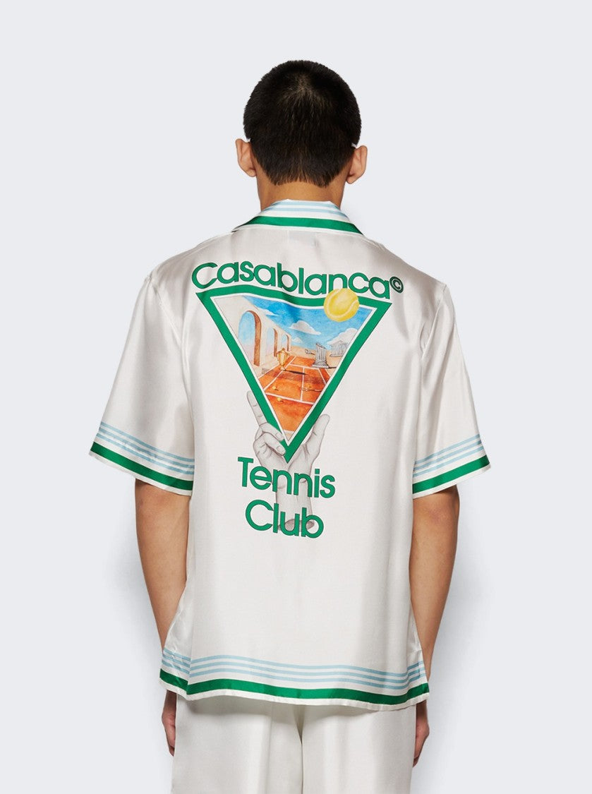 Casablanca Short Sleeve Shirt Metaphysical Tennis Icon