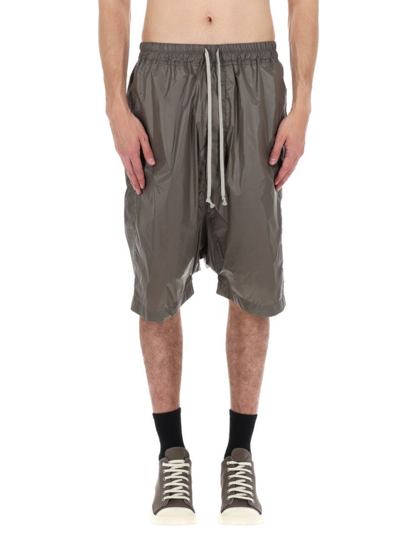 Drkshdw By Rick Owens Drawstring Pods Dropped Shorts