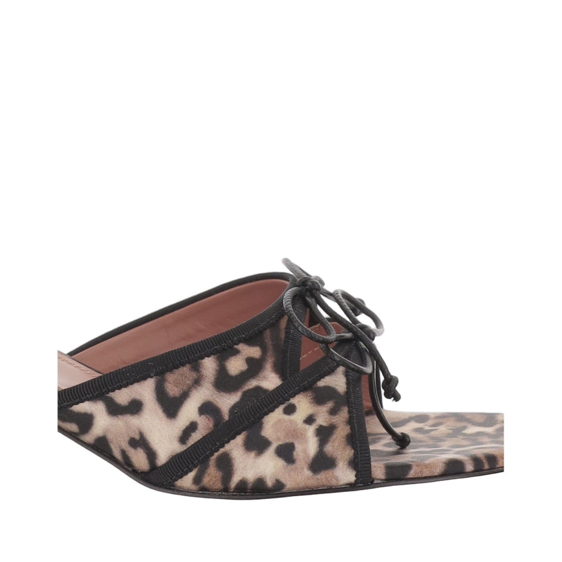 Amina Muaddi Eleonora Silk Sandals