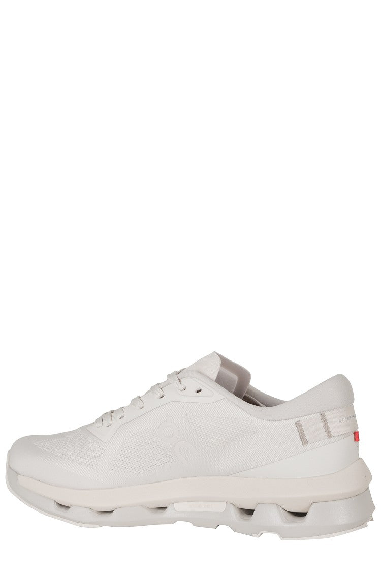 On Running Beige Cloudzone Breathable Mesh Rubber Sole Nylon Sneakers