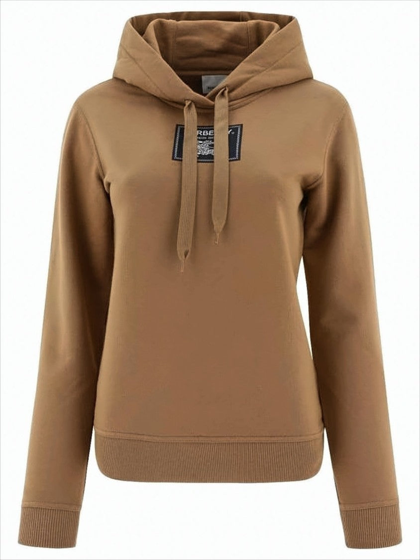 Burberry Classic Cotton Hoodie With Drawstring