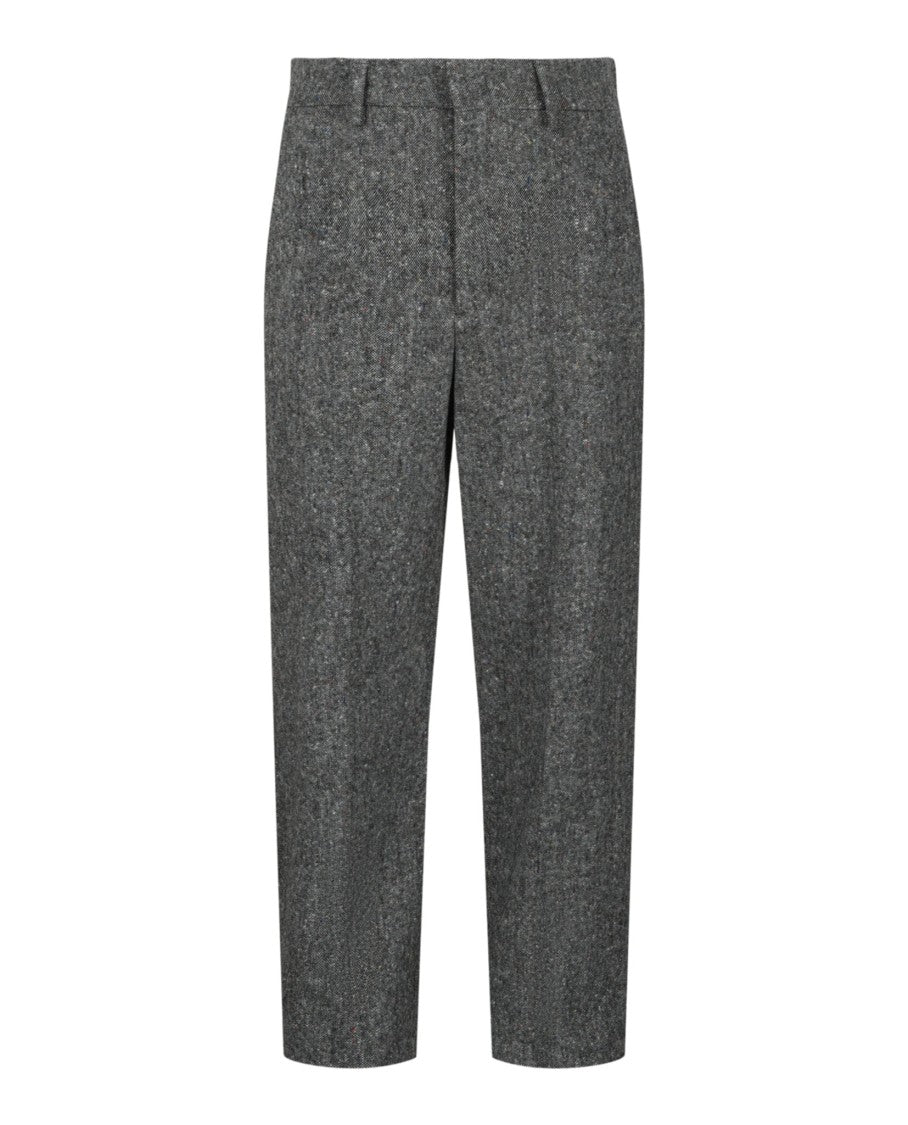 Valentino Wool Checkered Dress Pants