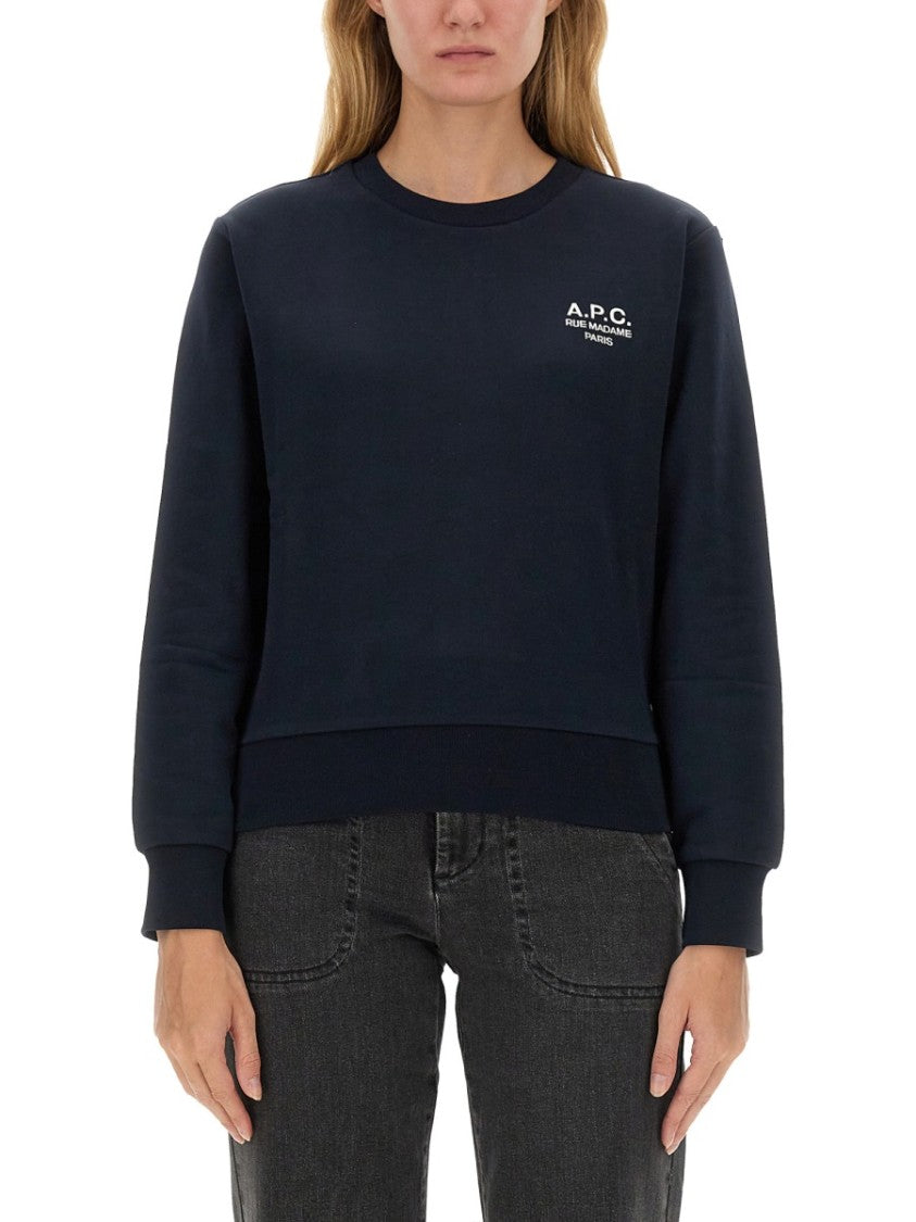 A.P.C. Relaxed Fit Black Sweatshirt