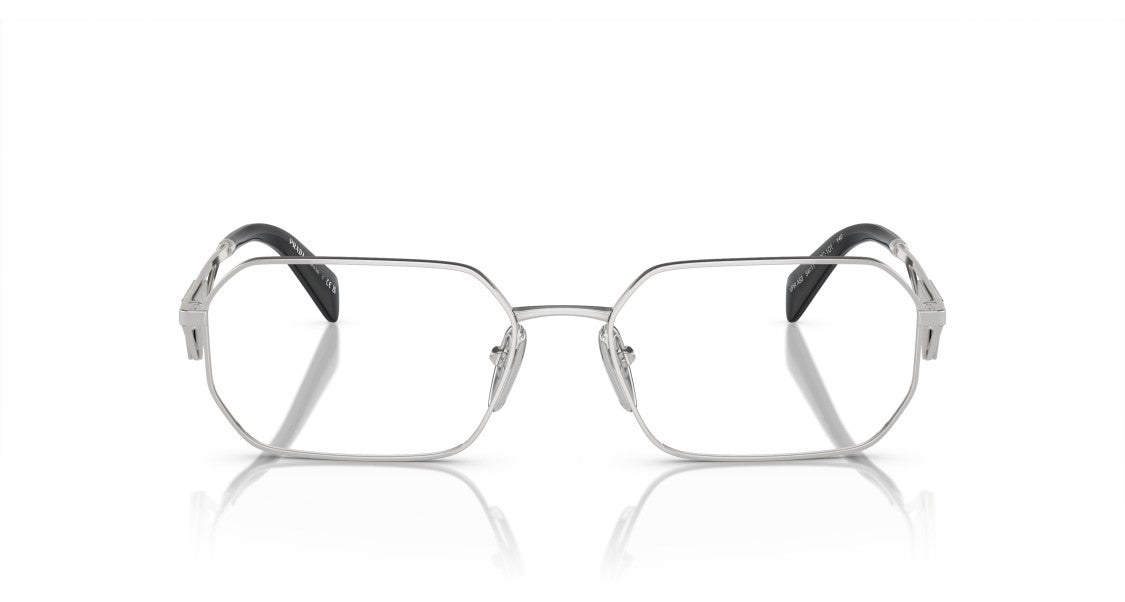 Prada 0Pr A53v Geometric Oversized Square Steel Sunglasses