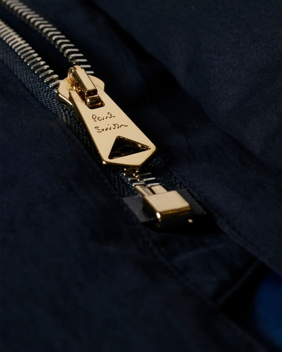 Paul Smith Military-Inspired Navy Field Jacket With Practical Design