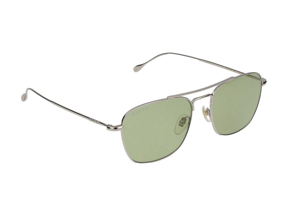 Gucci Sunglasses Gg1183s 004 Silver Silver Green 53/17/150