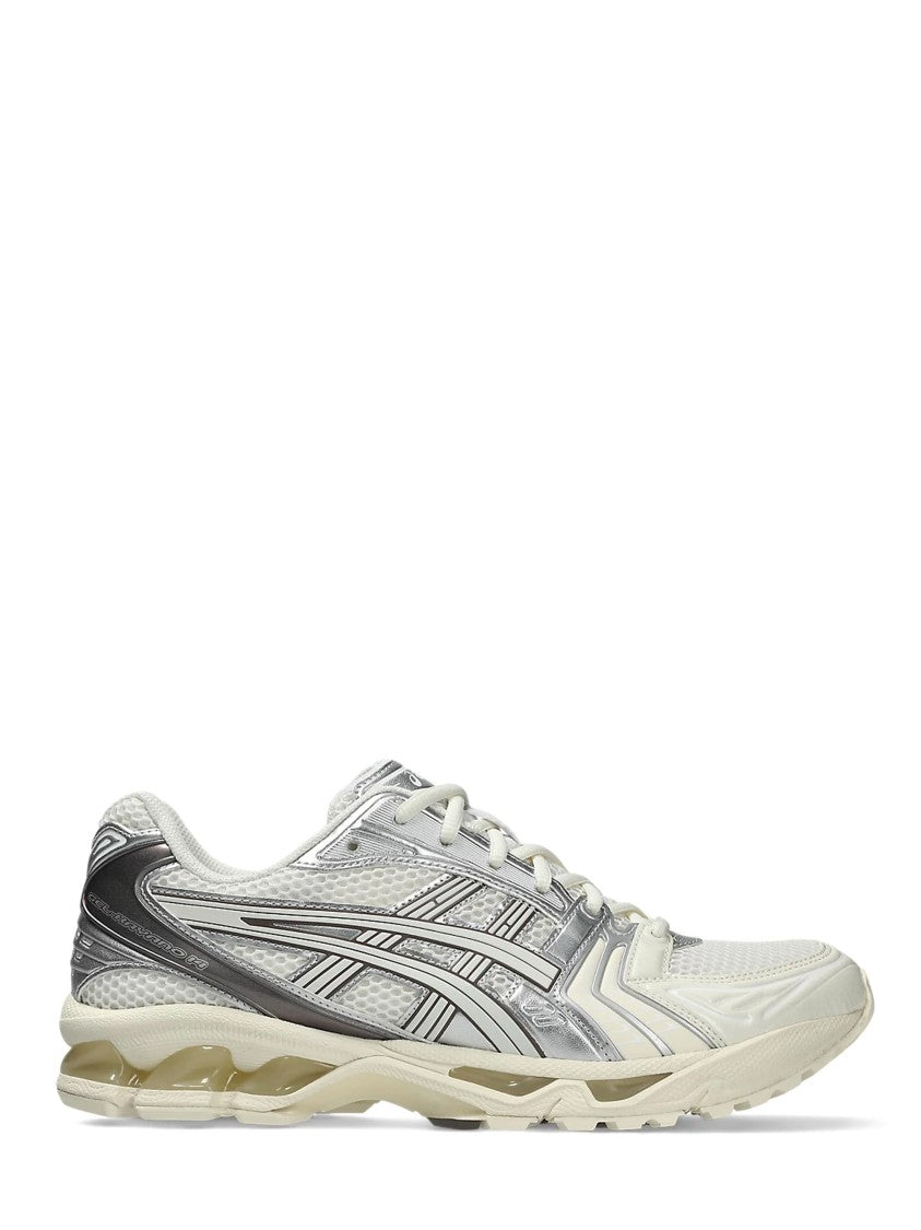 Asics Layered Grey Sneakers With Gel Technology And Signature Stripes