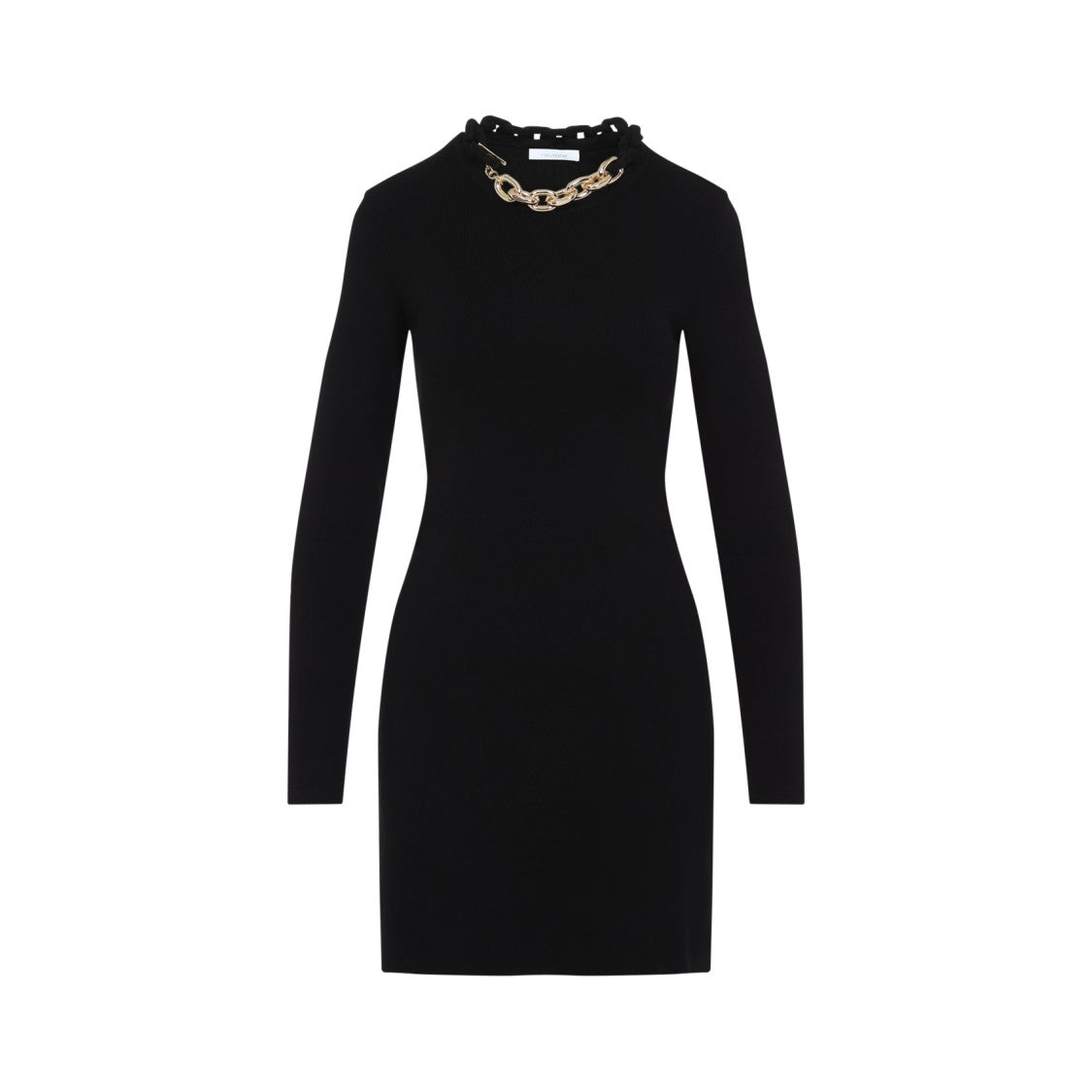 Rabanne Black Silk Mini Dress