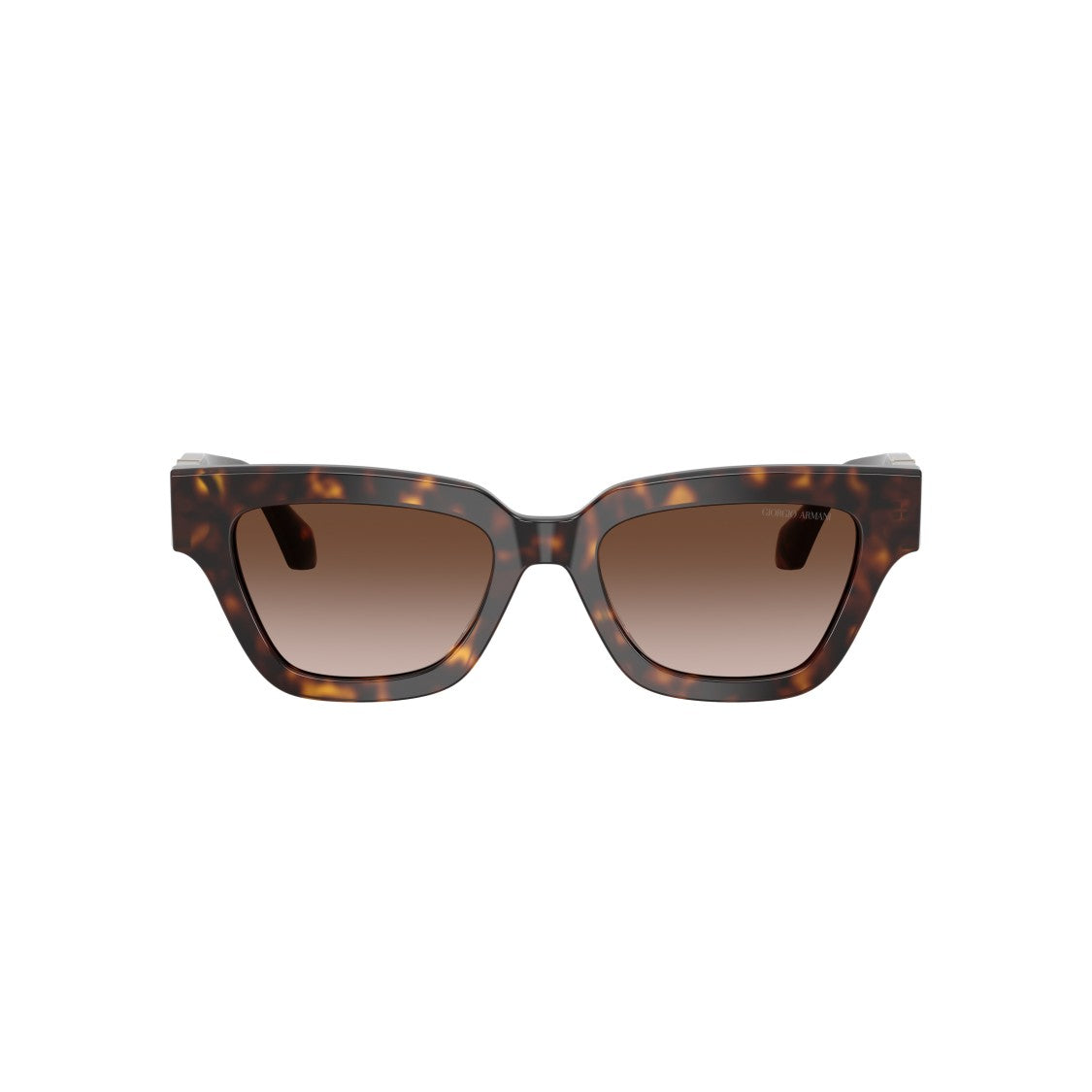 Giorgio Armani 0Ar8246u Bold Angular Sunglasses With Tortoiseshell Acetate Frame