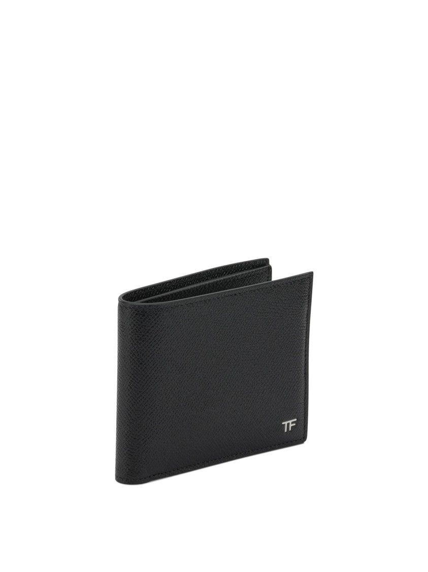 Tom Ford Small Grain Leather Bifold Wallet