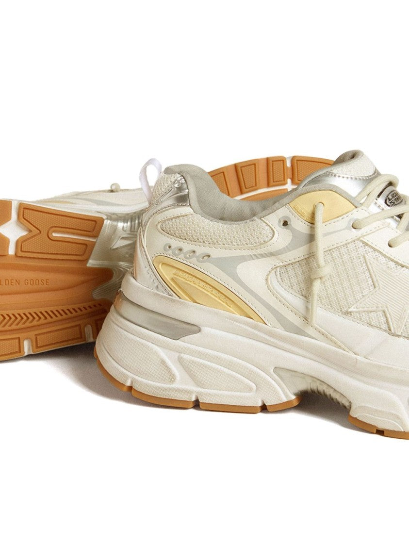 Golden Goose Layered Sneakers With Star Motif