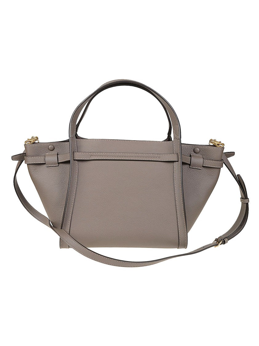 Tod's Small Tim Structured Calf Leather Small Tote Bag