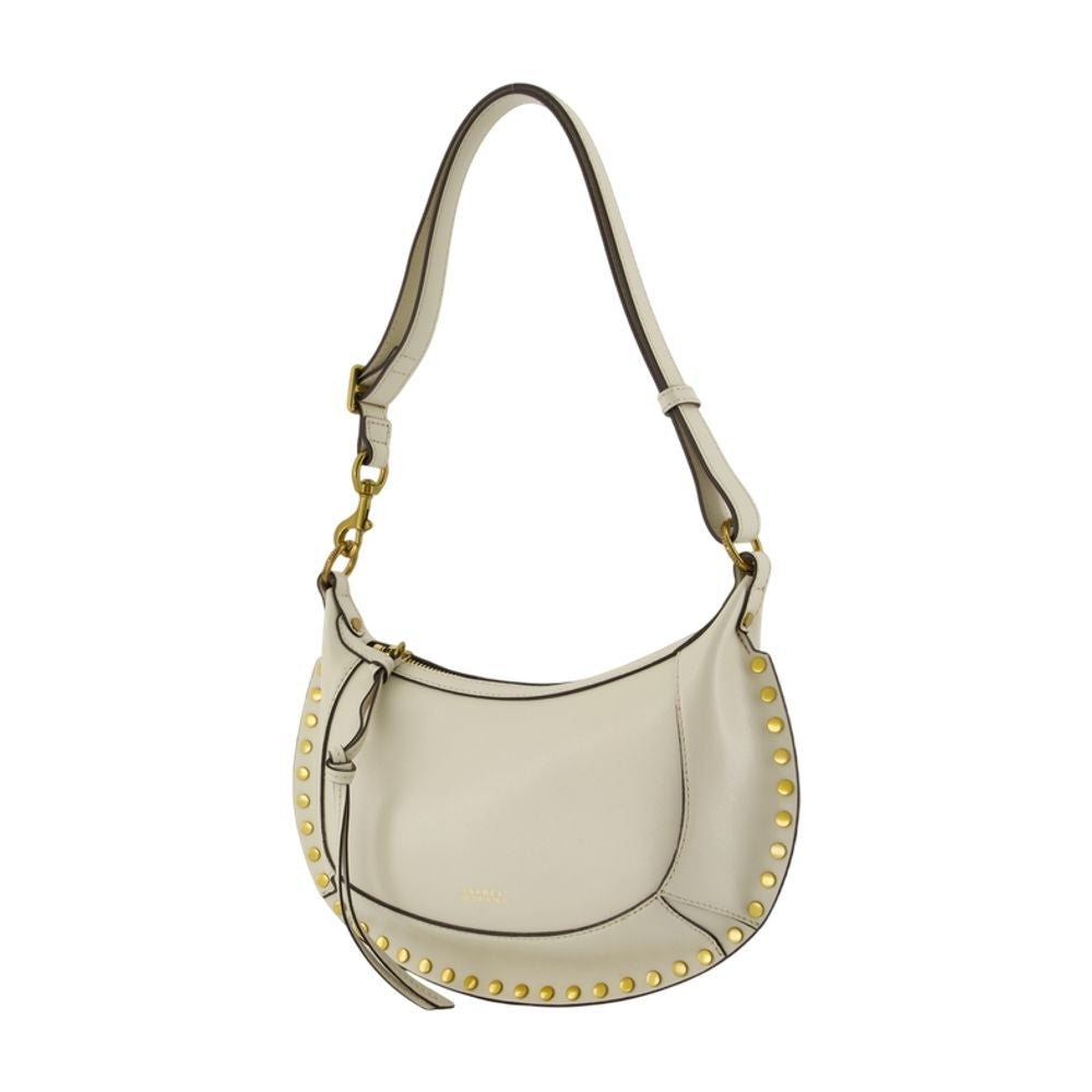 Isabel Marant Oskan Moon Ga Shoulder Bag - Leather - White