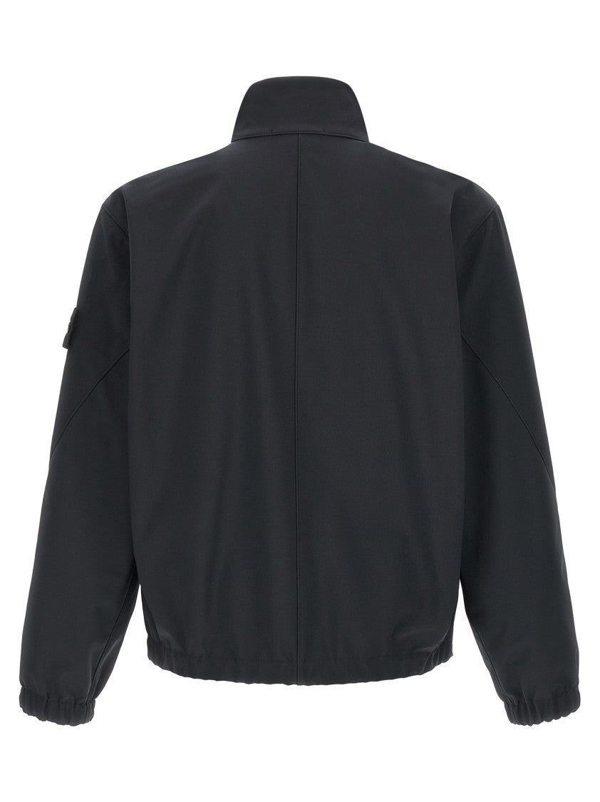 Stone Island Three-Layer Technical Jacket With High Neck