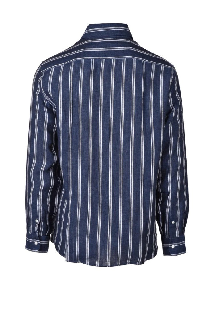 Brunello Cucinelli Linen Shirt - Blue