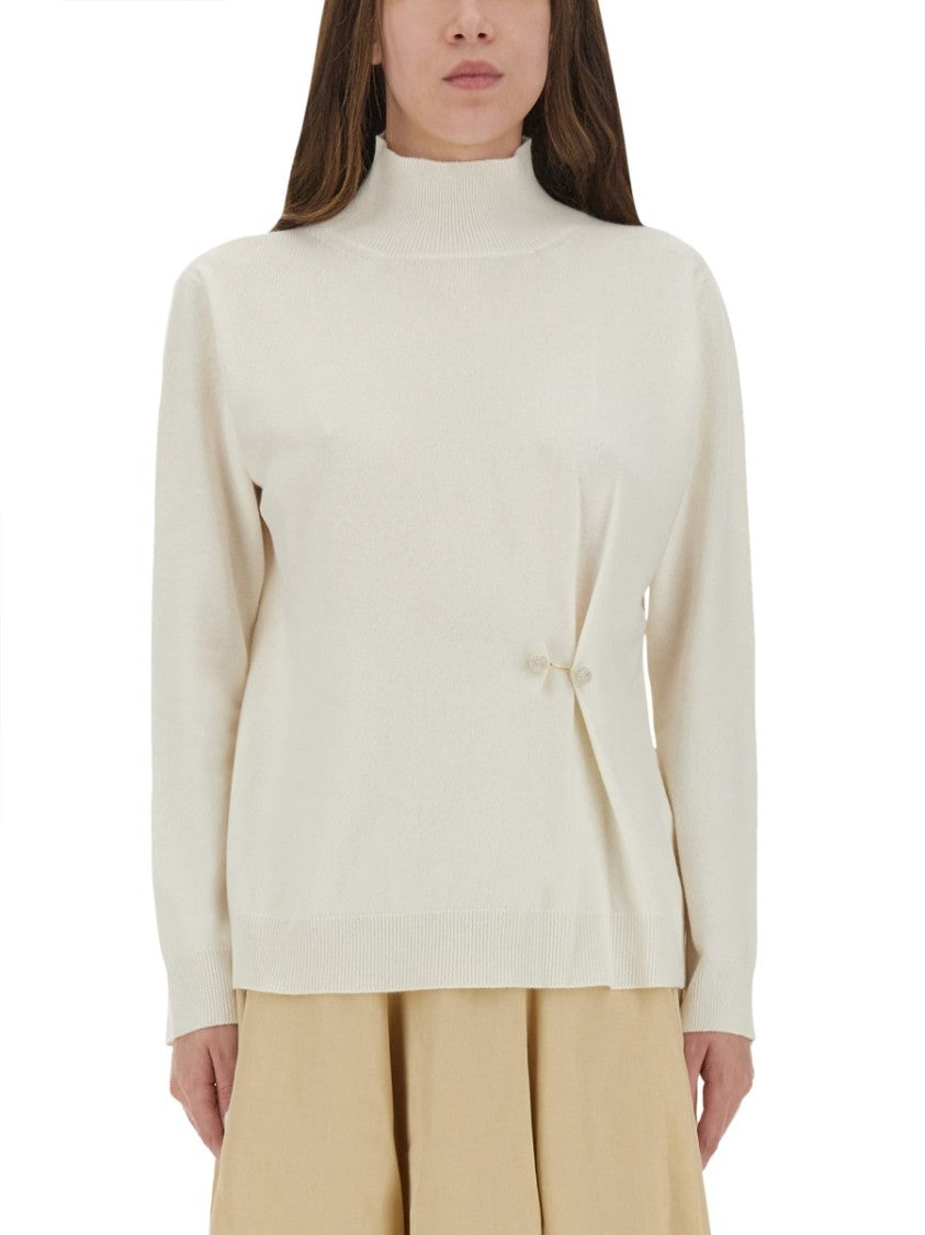 Fabiana Filippi Wool, Silk And Cashmere Sweater
