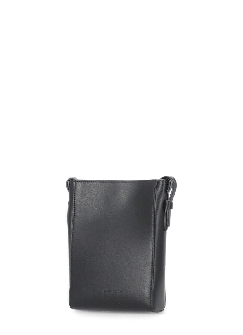 Fabiana Filippi Black Leather Shoulder Bag