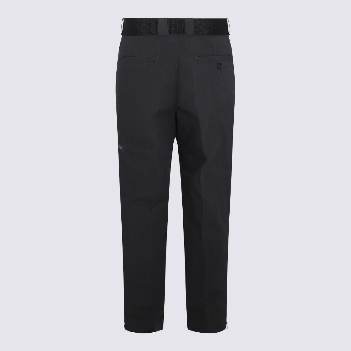 Undercover Straight-Leg Casual Trousers With Built-In Belt And Zippered Pockets