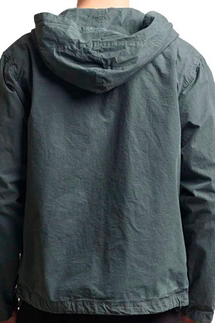 C.P. Company Dark Green Lens Detail Hooded Cotton Jacket